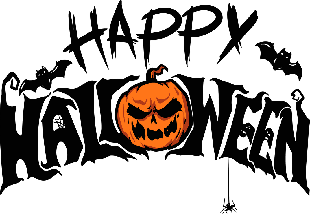 Happy Halloween Text Banner